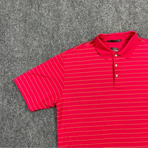 Nike Polo Shirt Adult Large Red Rugby Golf Golfer Tiger Woods Rugby Mens - Picture 3 of 14